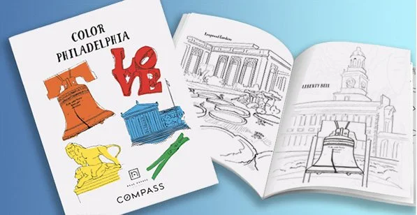 compass coloring book