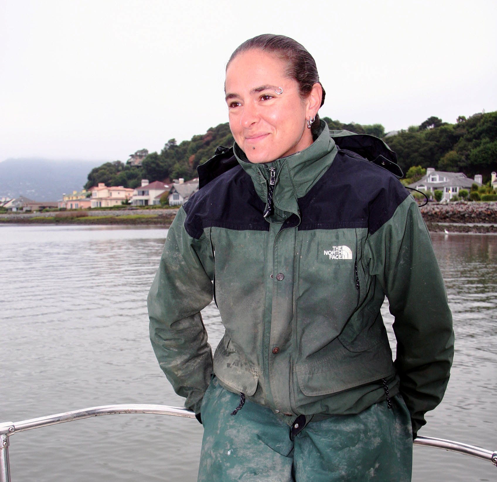 Lara, marine biologist, Richardson Bay
