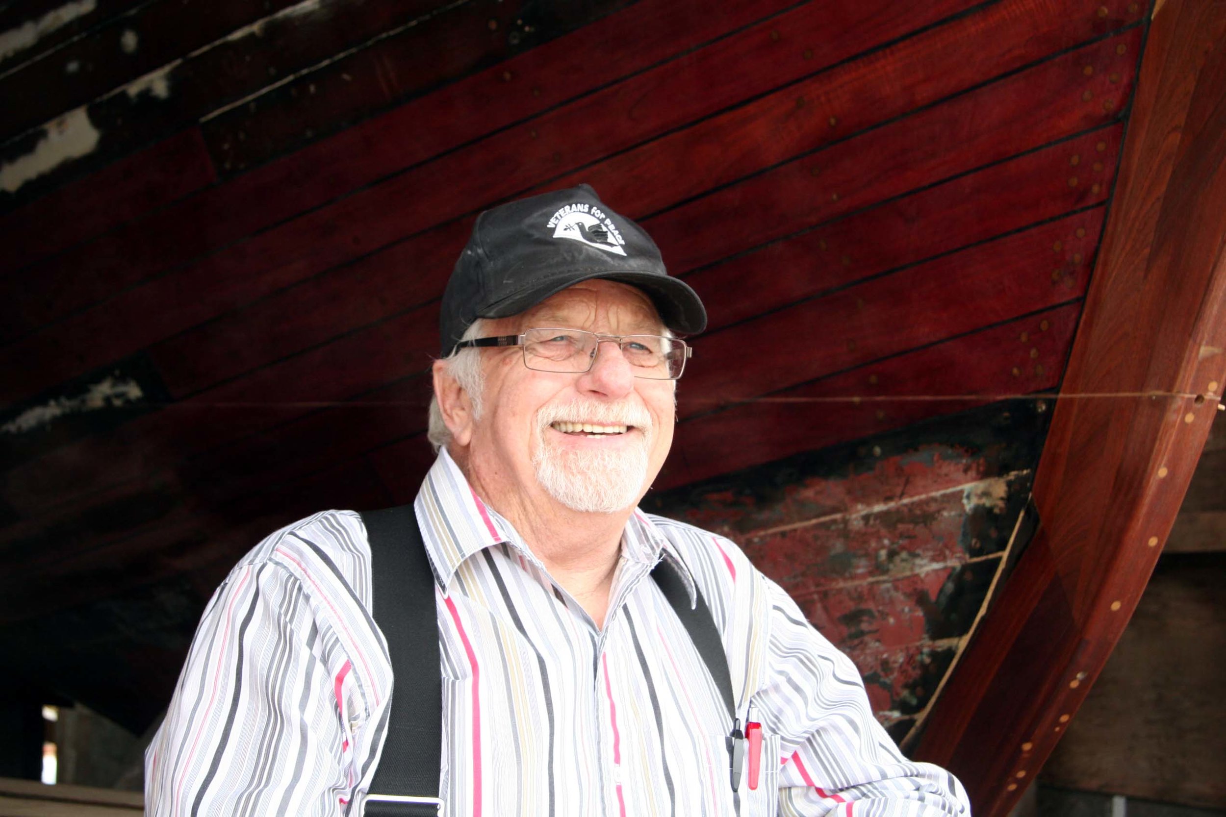 Chuck DeWitt, boat builder, Humboldt Bay