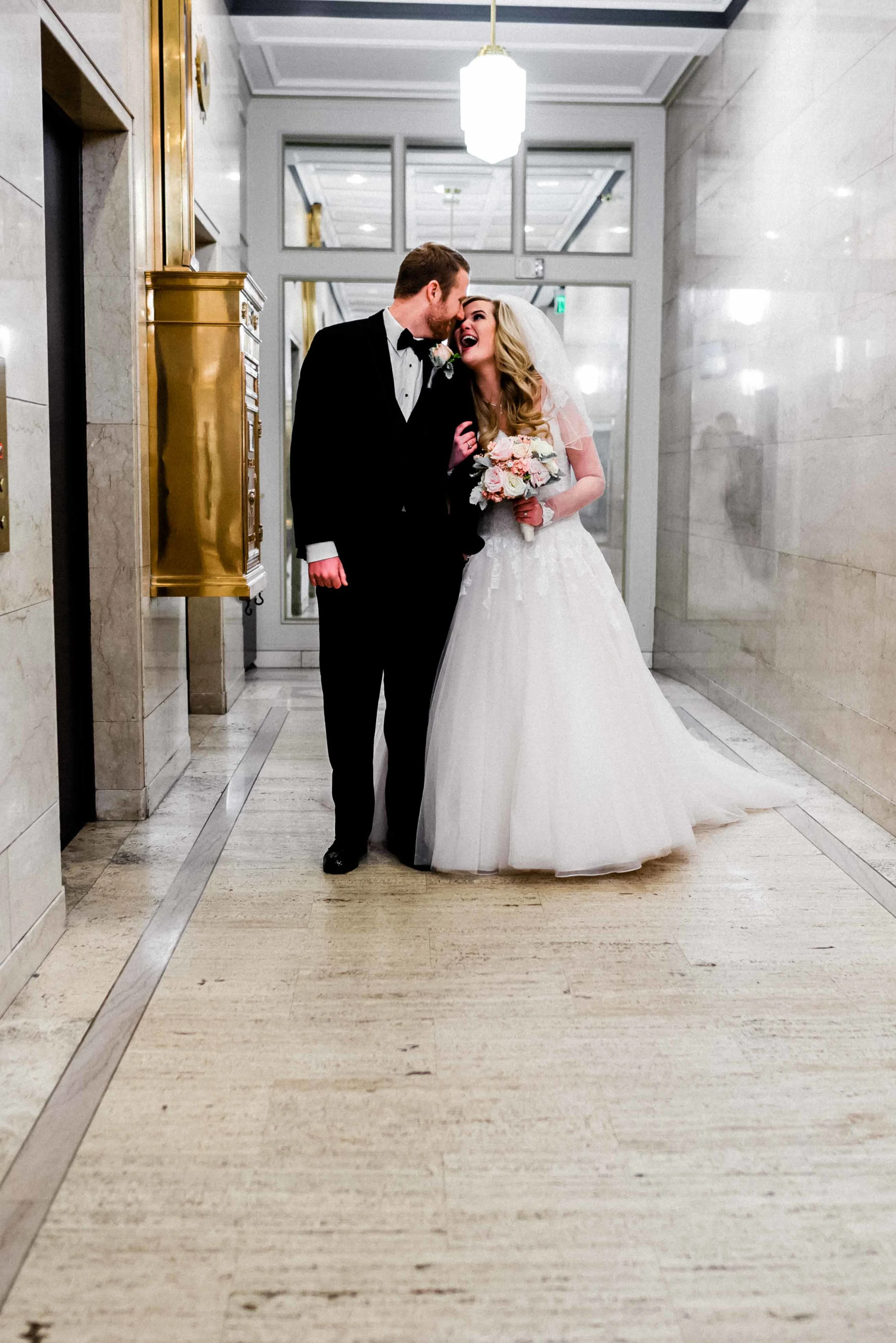 Tim + Danielle Miller | Just Married #kyleepaigephotography