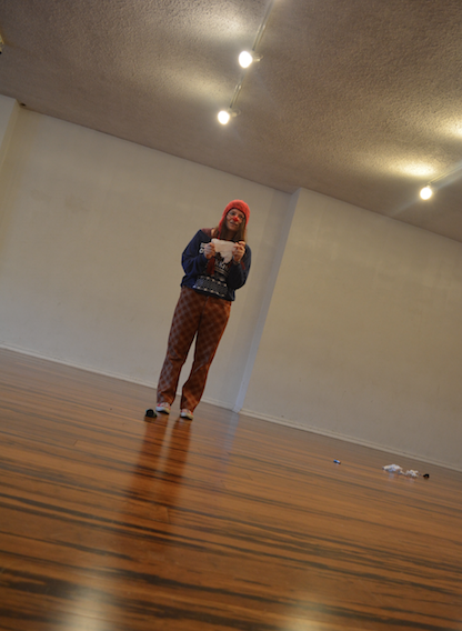 Clown studio showing, Headlong Performance Institute, 2015. 