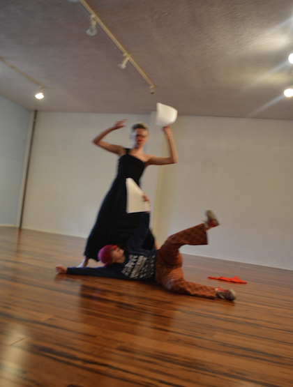  Clown studio showing, Headlong Performance Institute, 2015.&nbsp; 