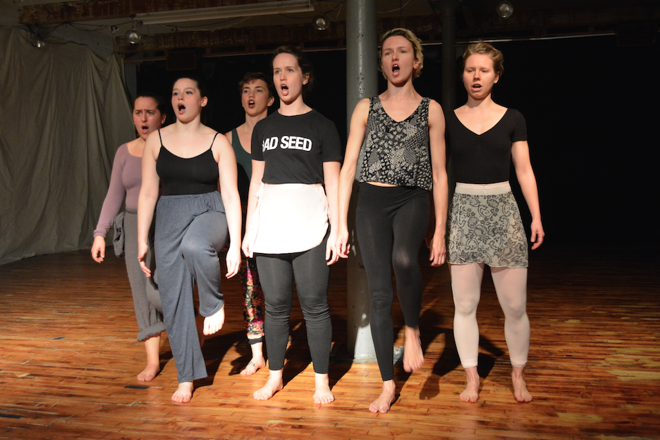 "Ballerina Uprising," created by Mira Treatman, Headlong Performance Institute Final Show 2015. 