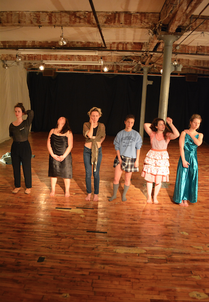 "Where Do My Hands Go? And Other Sweet Nothings" created by Erica Rice, Headlong Performance Institute Final Show, 2015. 