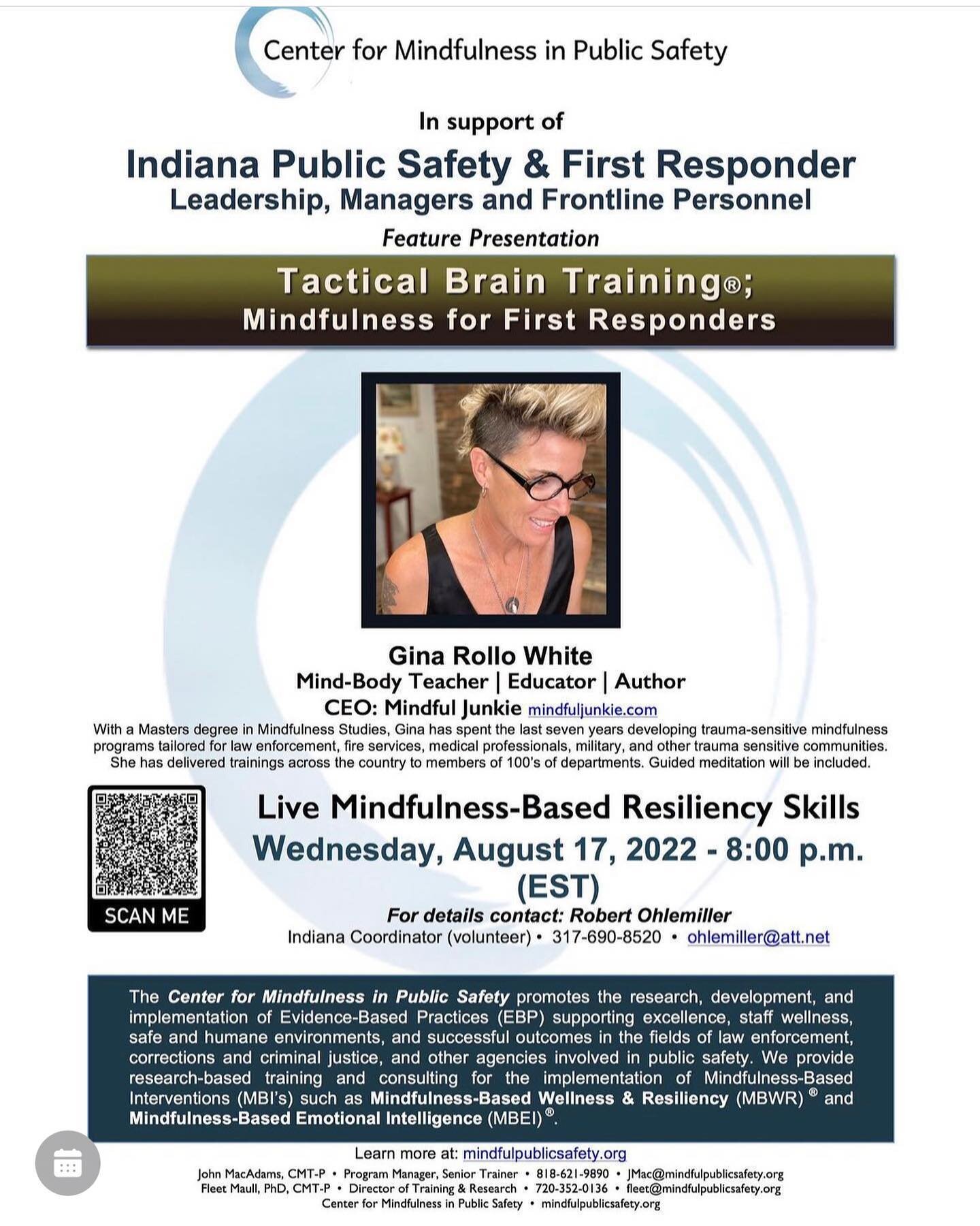 Excited for tomorrow. 🧘🏻&zwj;♂️ Thanks for hosting me @isphealthandwellness &amp; Center For Mindfulness In Public Safety! 

🧘🏻&zwj;♂️🧑🏿&zwj;🚒👮&zwj;♀️🧘🏻&zwj;♀️🧑🏻&zwj;🚒👮&zwj;♀️🧘🏻&zwj;♂️🧑🏻&zwj;🚒👮🏽&zwj;♀️🧑🏿&zwj;🚒🧘🏻&zwj;♂️

#min