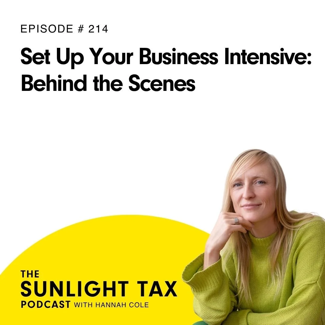 Set Up Your Business Intensive: Behind the Scenes
