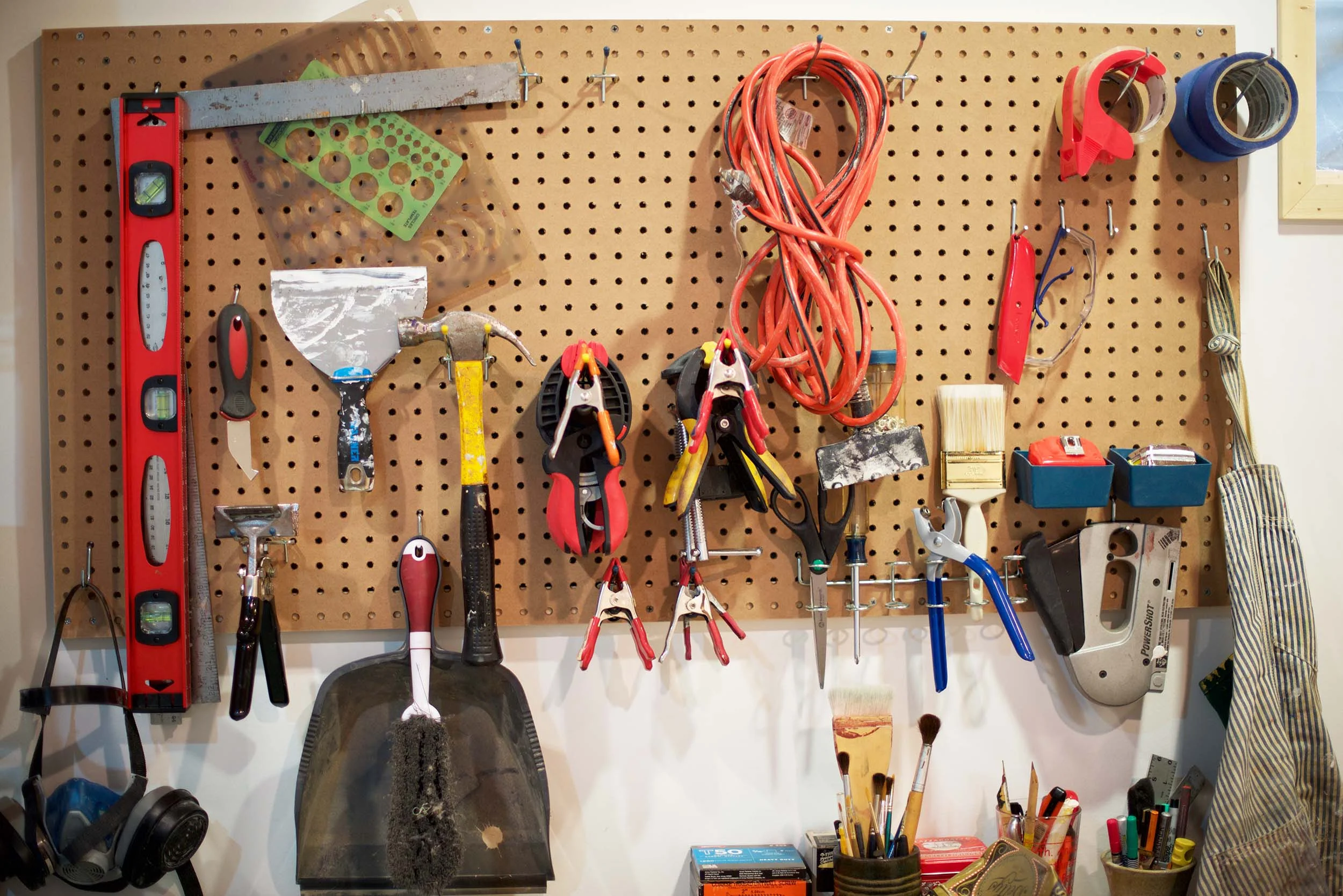 Look at all these tax deductions! These are my actual studio tools.