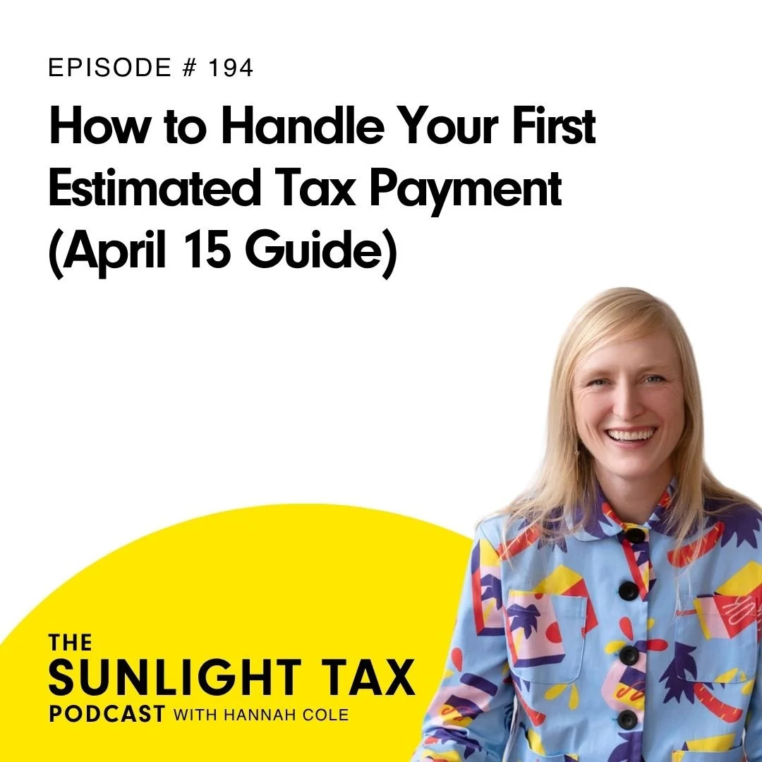 How to Handle Your First Estimated Tax Payment (April 15 Guide)