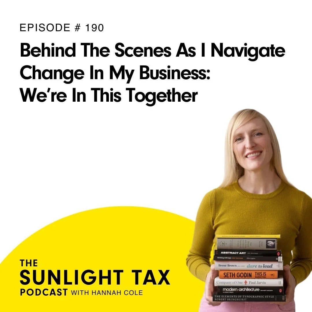 Behind The Scenes As I Navigate Change In My Business:  We’re In This Together