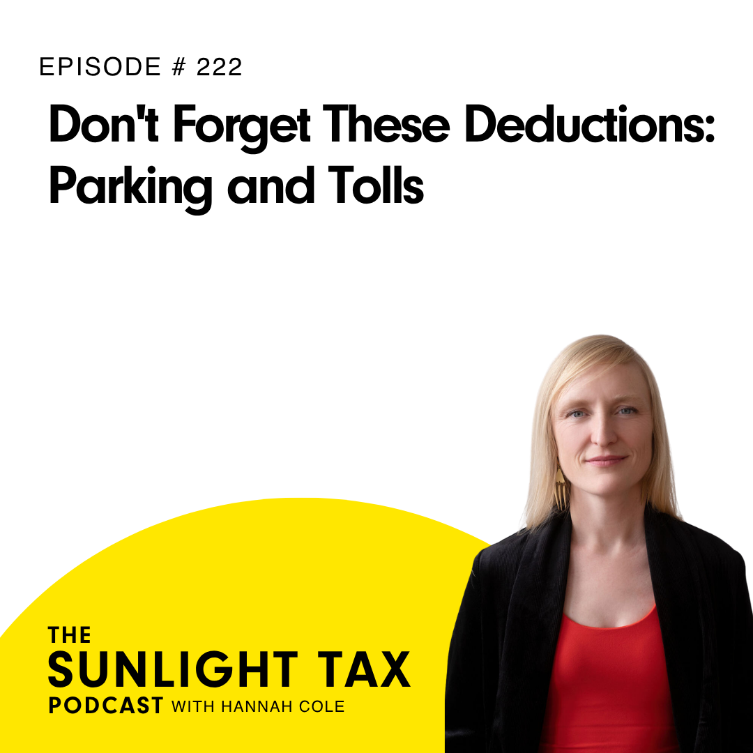 Don't Forget These Deductions: Parking and Tolls