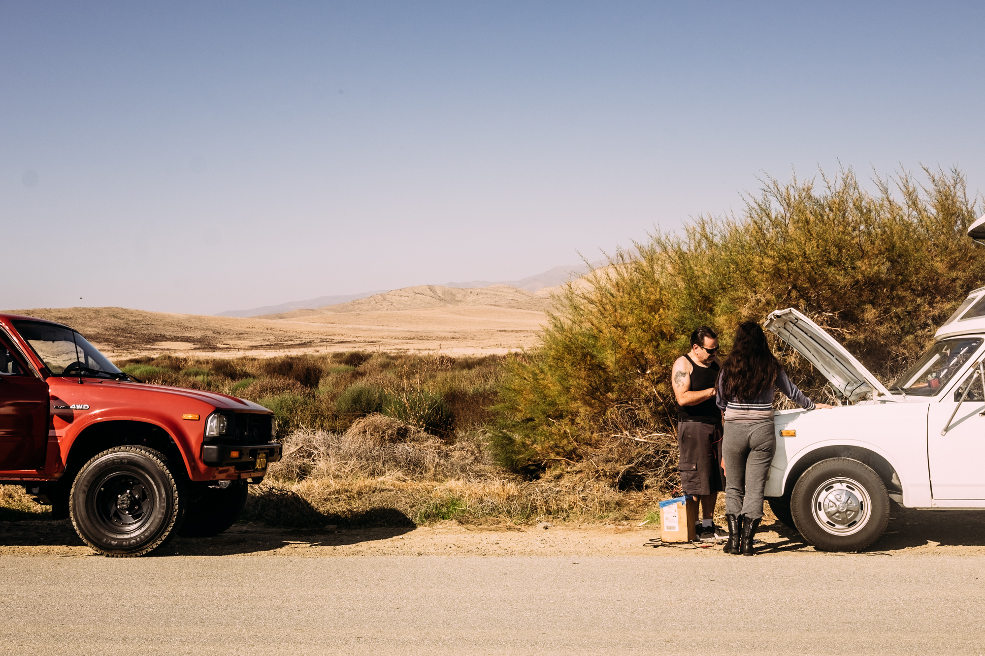 And then we drove off through the desert and straight to the nearest In'N'Out...