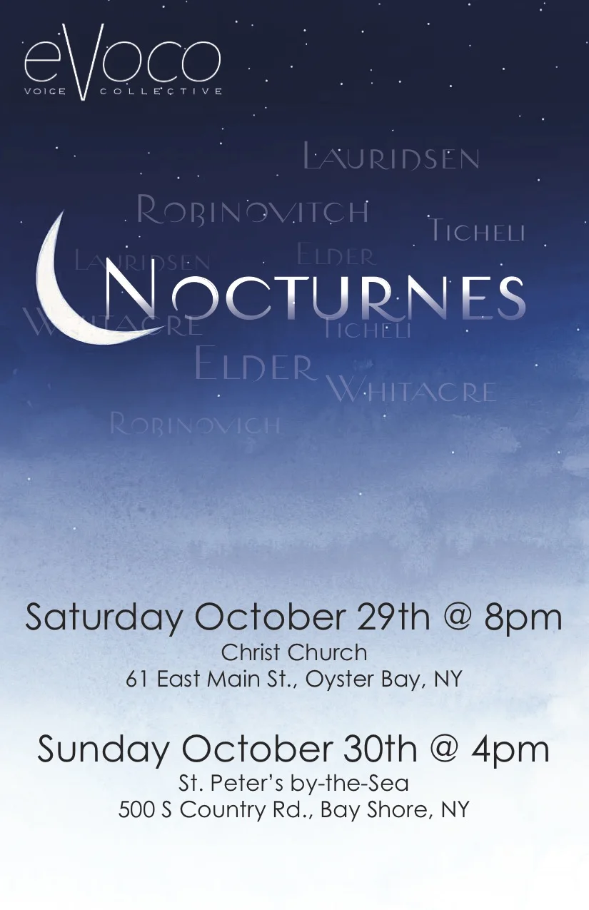 Nocturnes – eVoco Mixed Ensemble