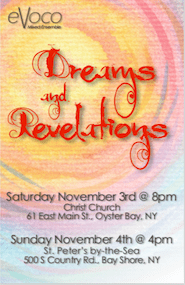 Dreams and Revelations – eVoco Mixed Ensemble