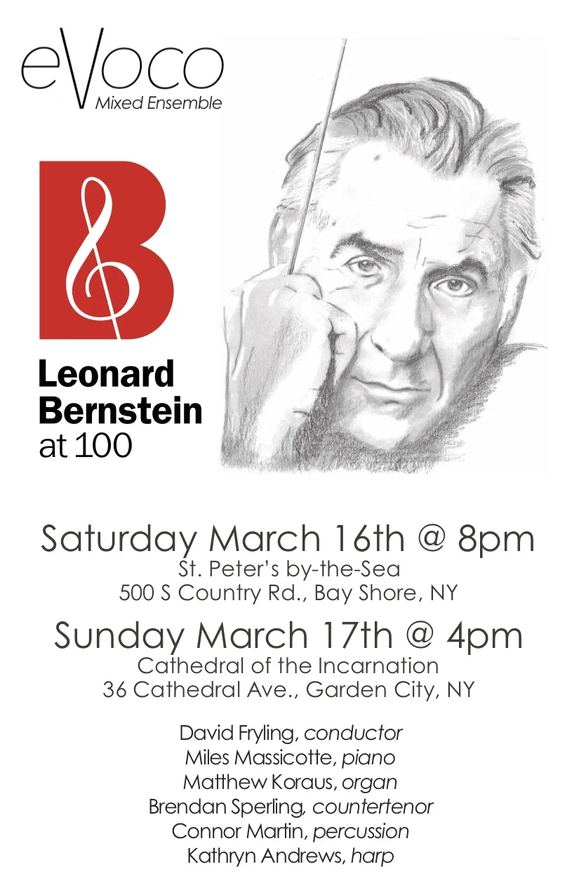 Bernstein at 100 – eVoco Mixed Ensemble