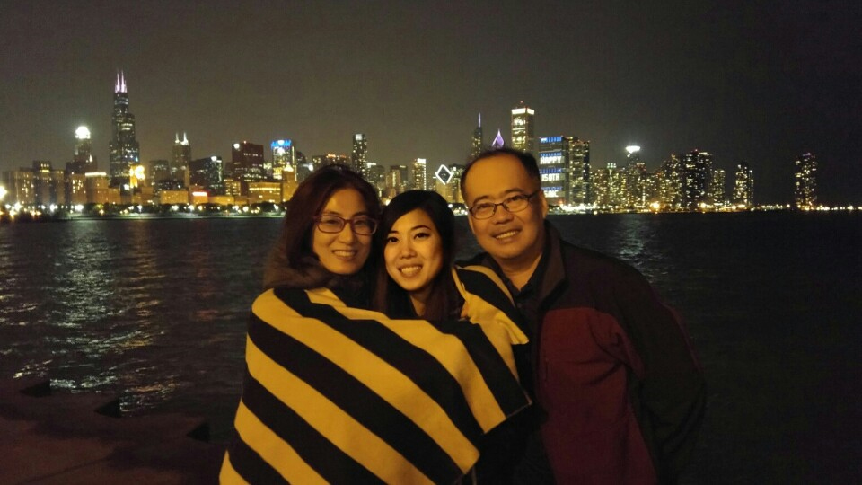 <딸 쎄라와 함께 만나서>