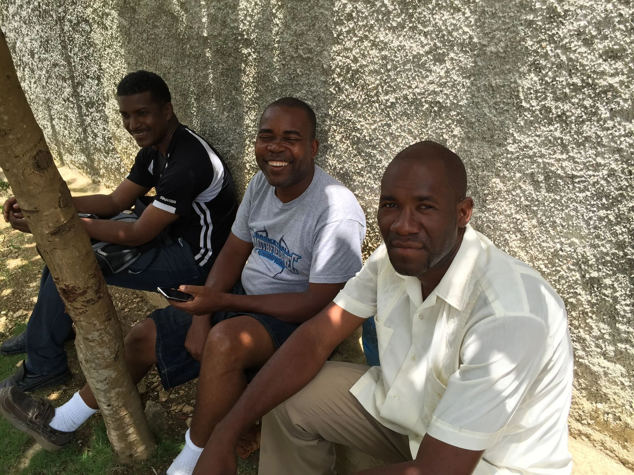 Left to right: Pastor Antoine (Cap Rouge), Pastor Abraham (Jacmel), and Pastor Renel (Montagne La Voûte)
