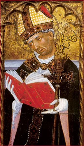 Saint Paulin us of Nola - Luis Borrassa 1414