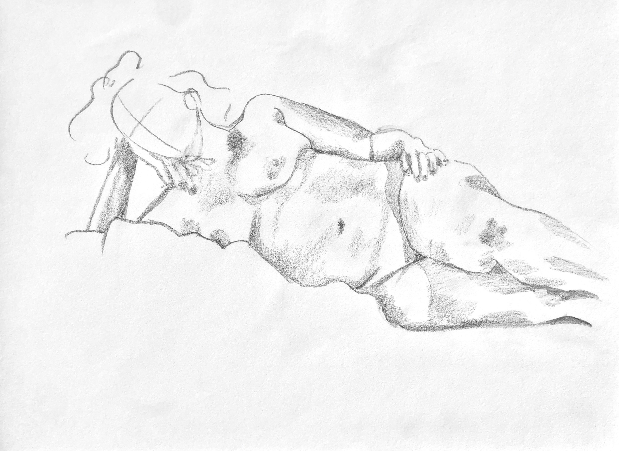 Graphite on paper This drawing is also available as a print