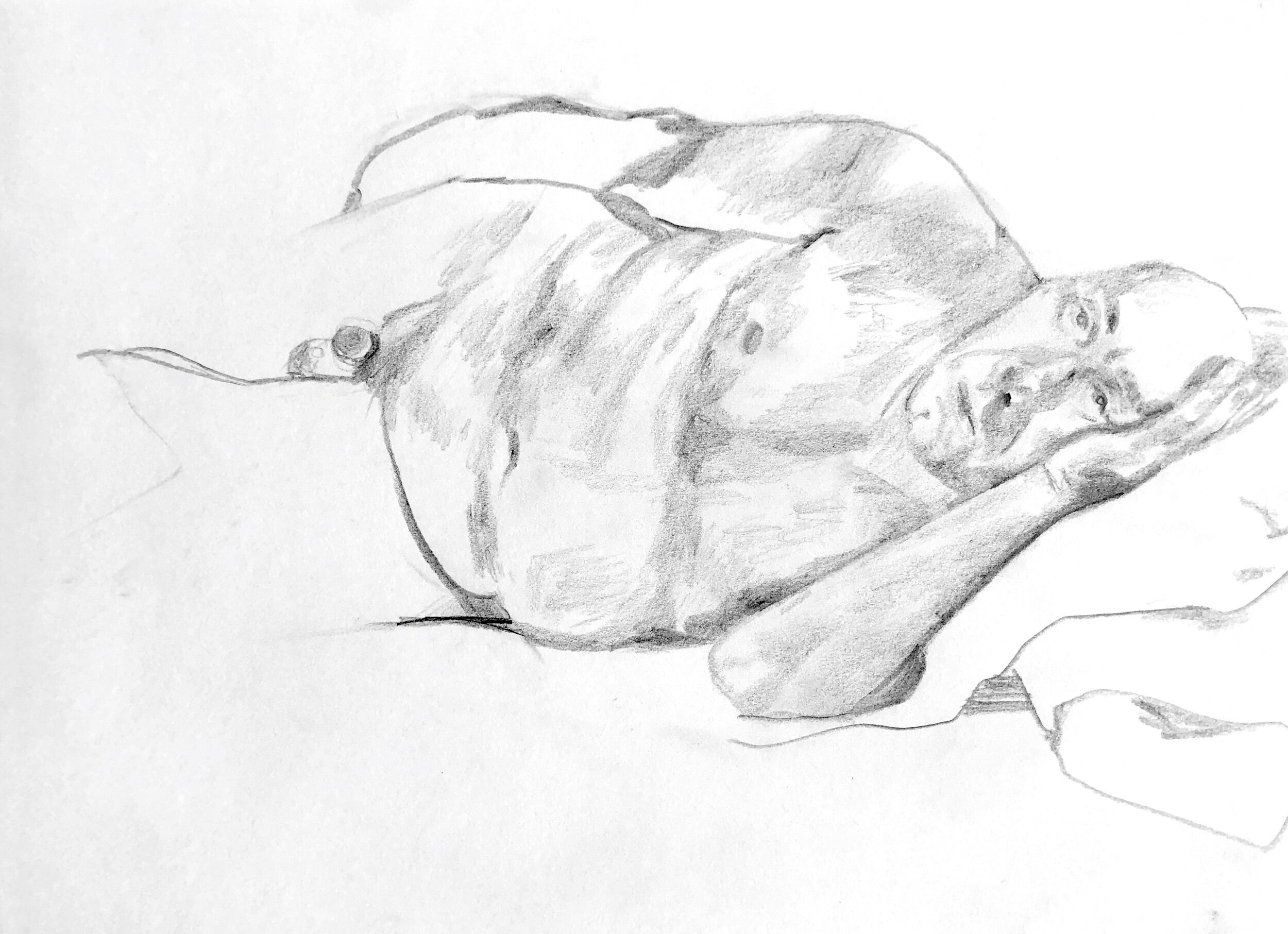 Graphite on paper This drawing is also available as a print