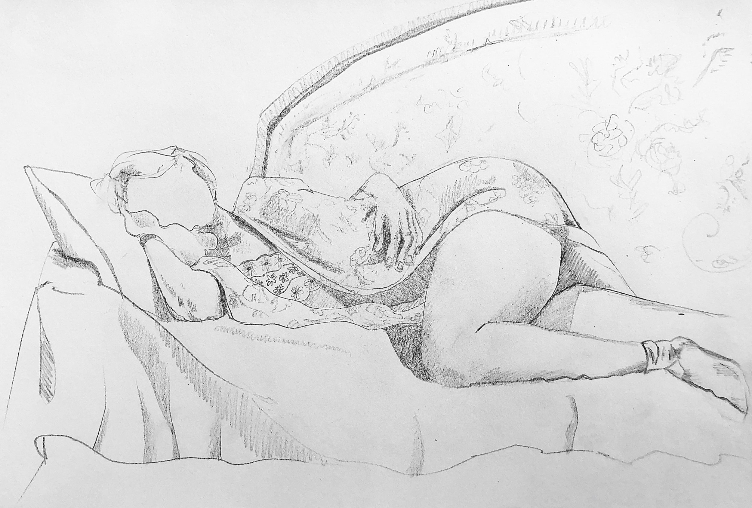 Graphite on paper