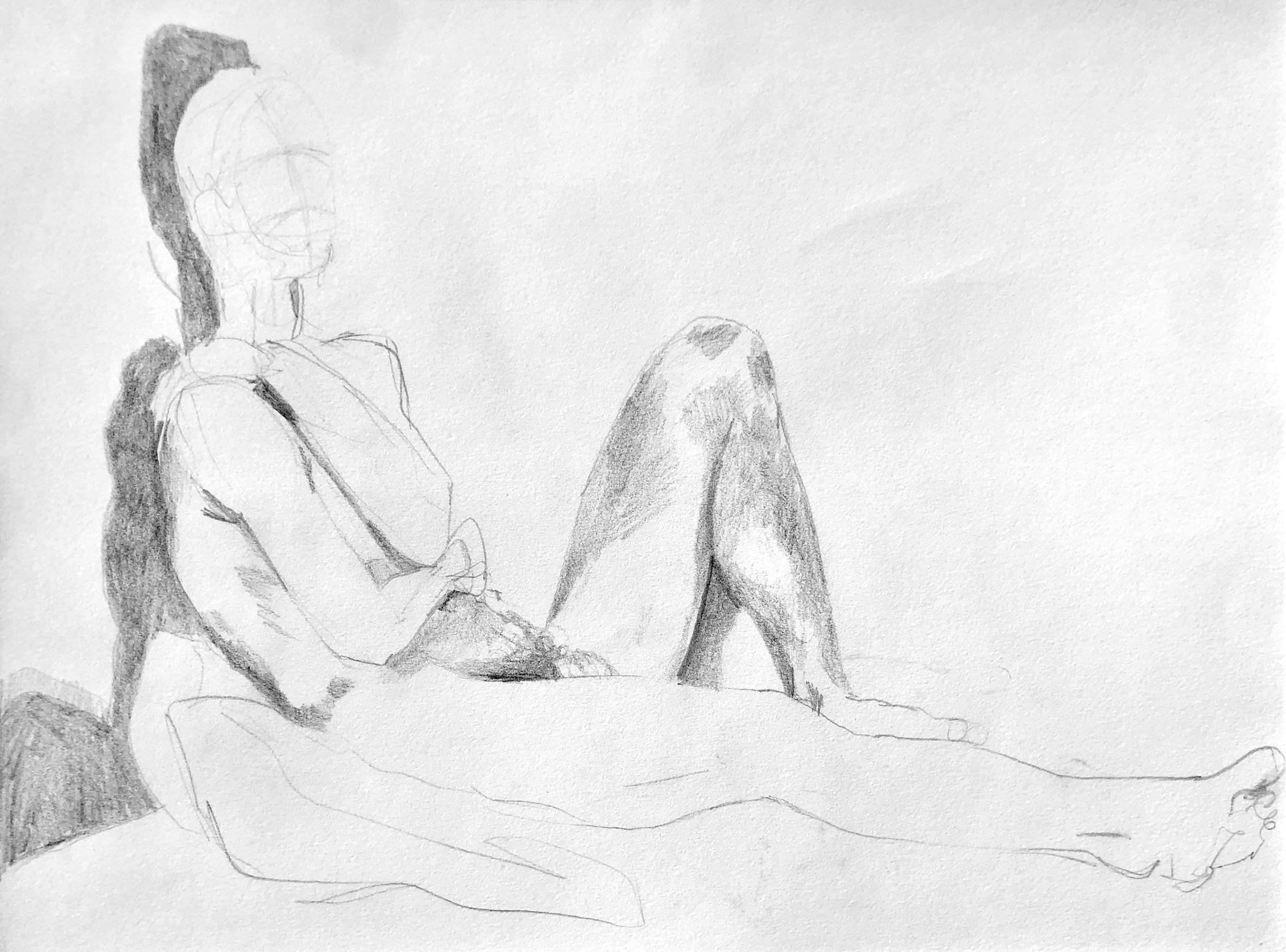 Graphite on paper