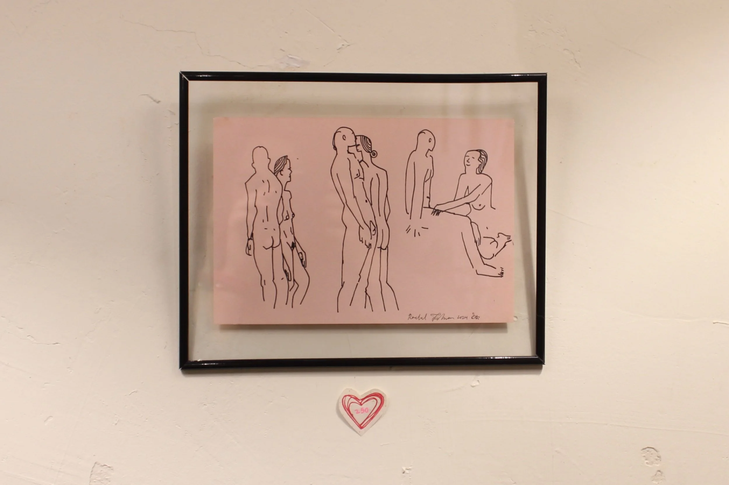  Ink on paper  14.8x19.6cm / 5.8x7.7in  250NIS / 82USD  This item comes framed (20.3x25.4cm /8x10in) 