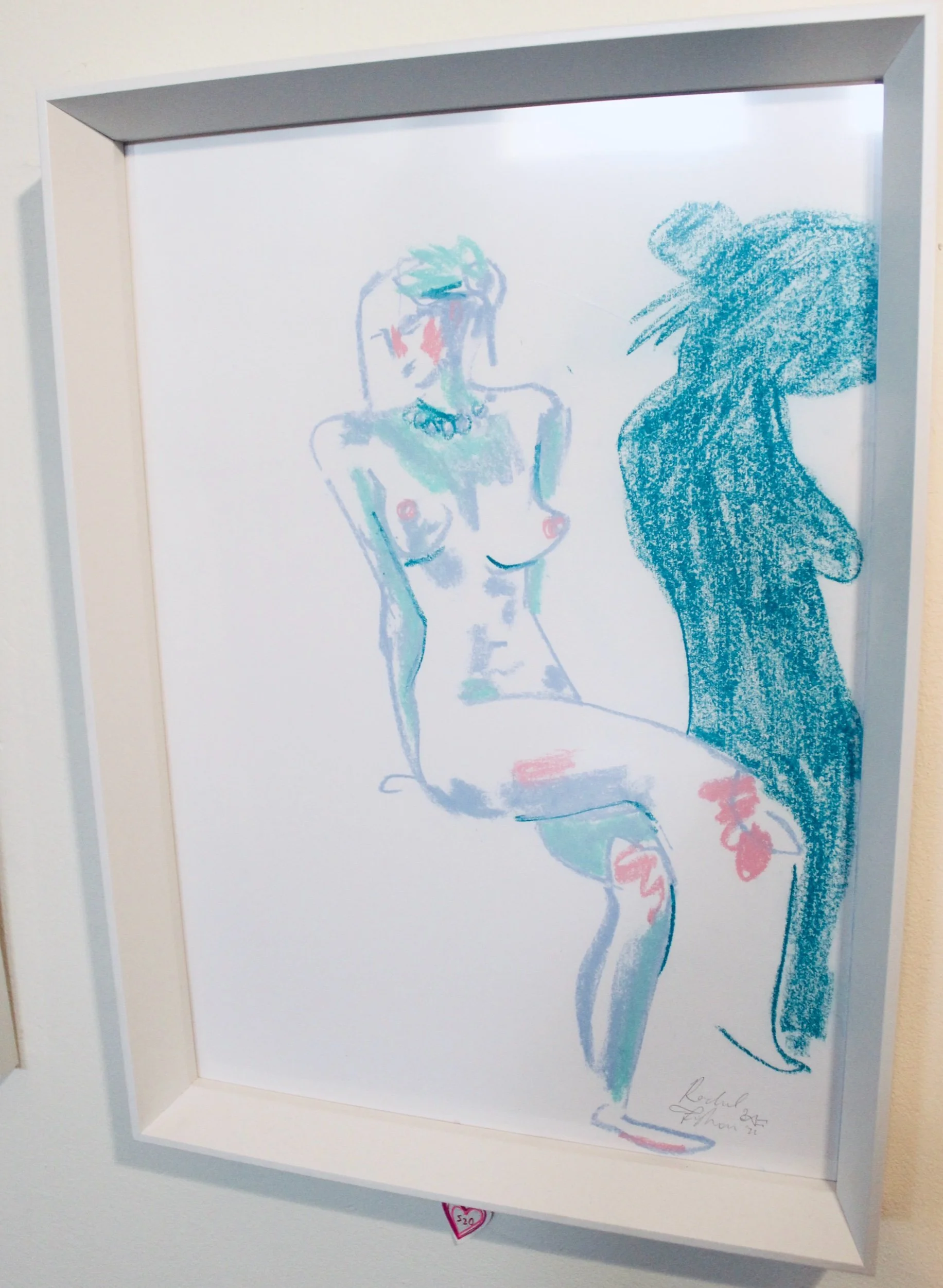  Chalk pastel on paper  29.7x42cm / 11.69x16.54in  520NIS / 169USD  This item comes framed 