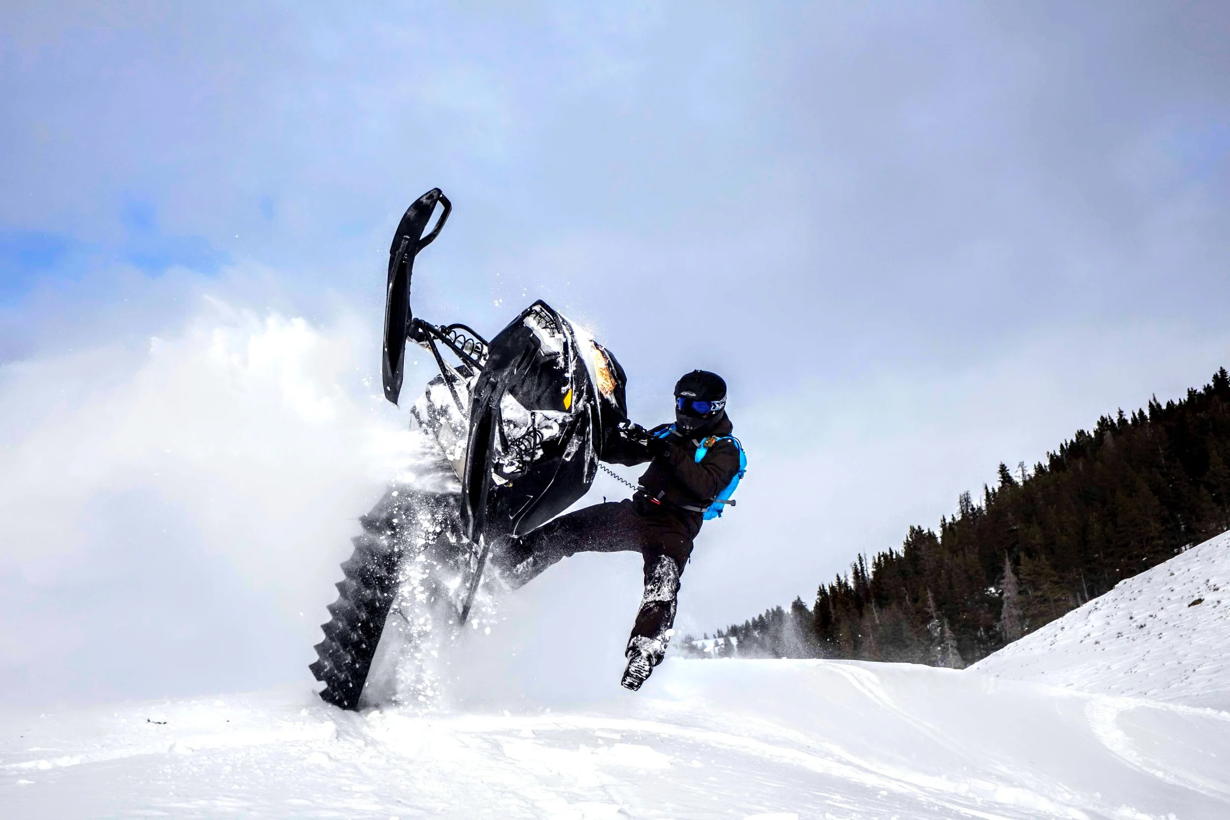 Riley Sessions working on his re-entry game near the Shell Canyon area in the Bighorns.