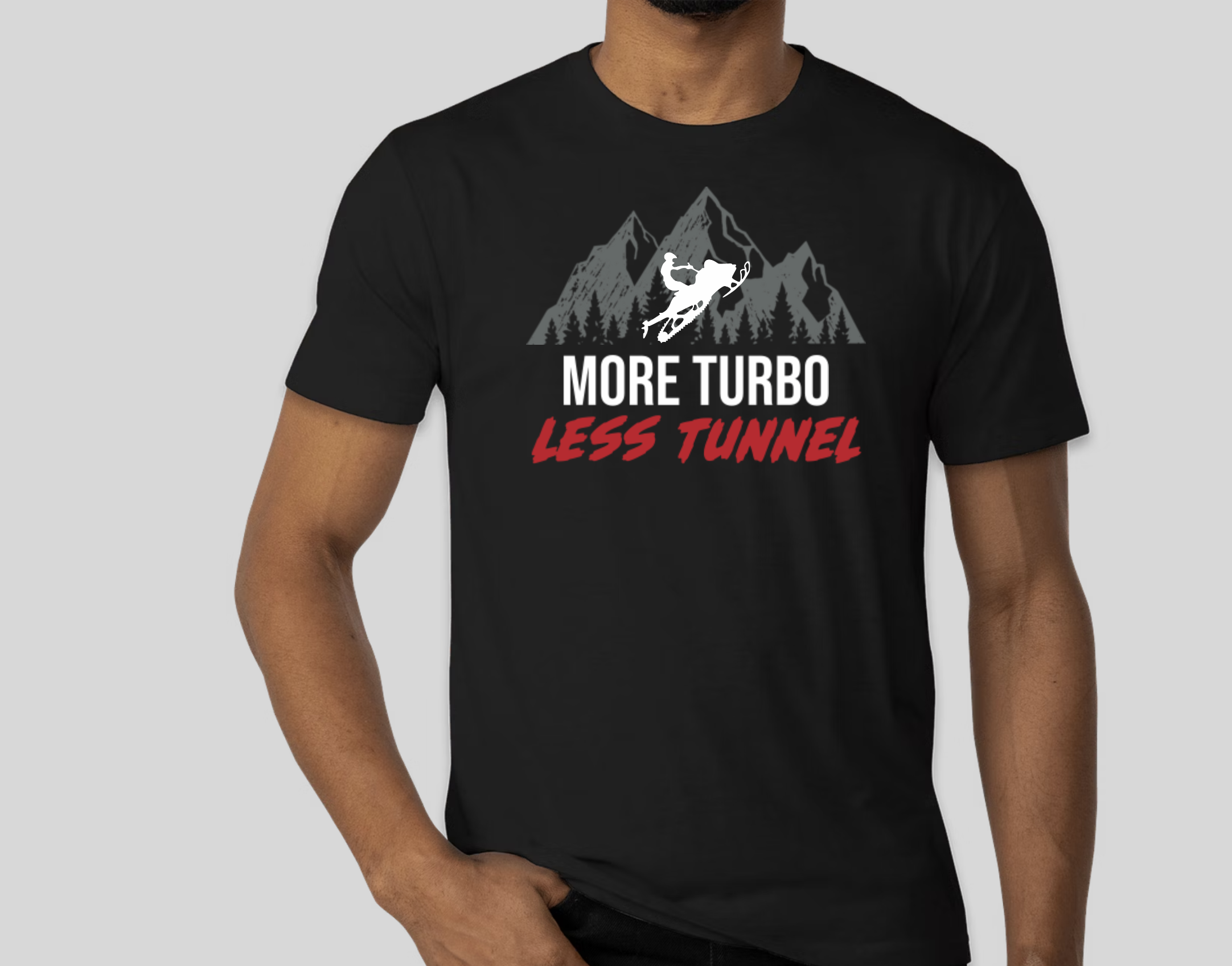 T-Shirt More Turbo Less Tunnel - 2XL