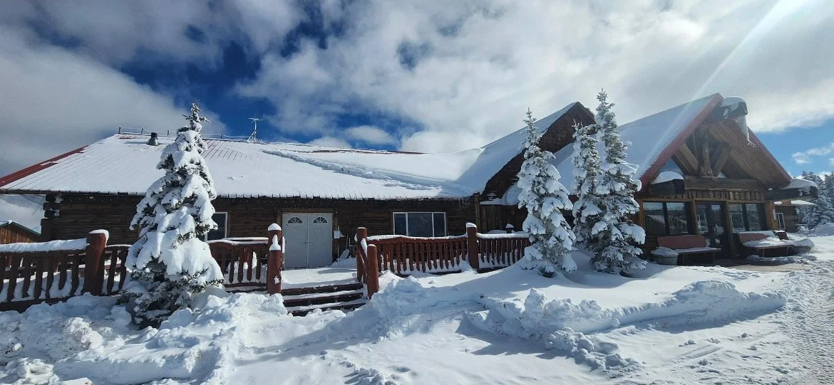 Elk View Inn restaurant and bar, basecamp for snowmobile tours