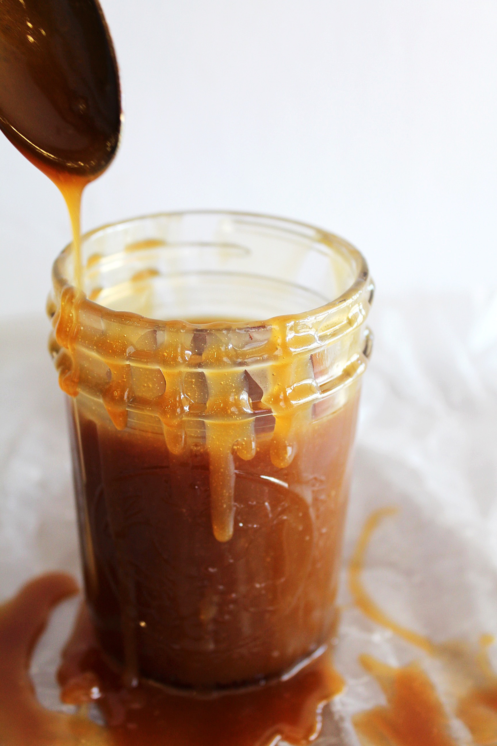 homemade salted caramel sauce
