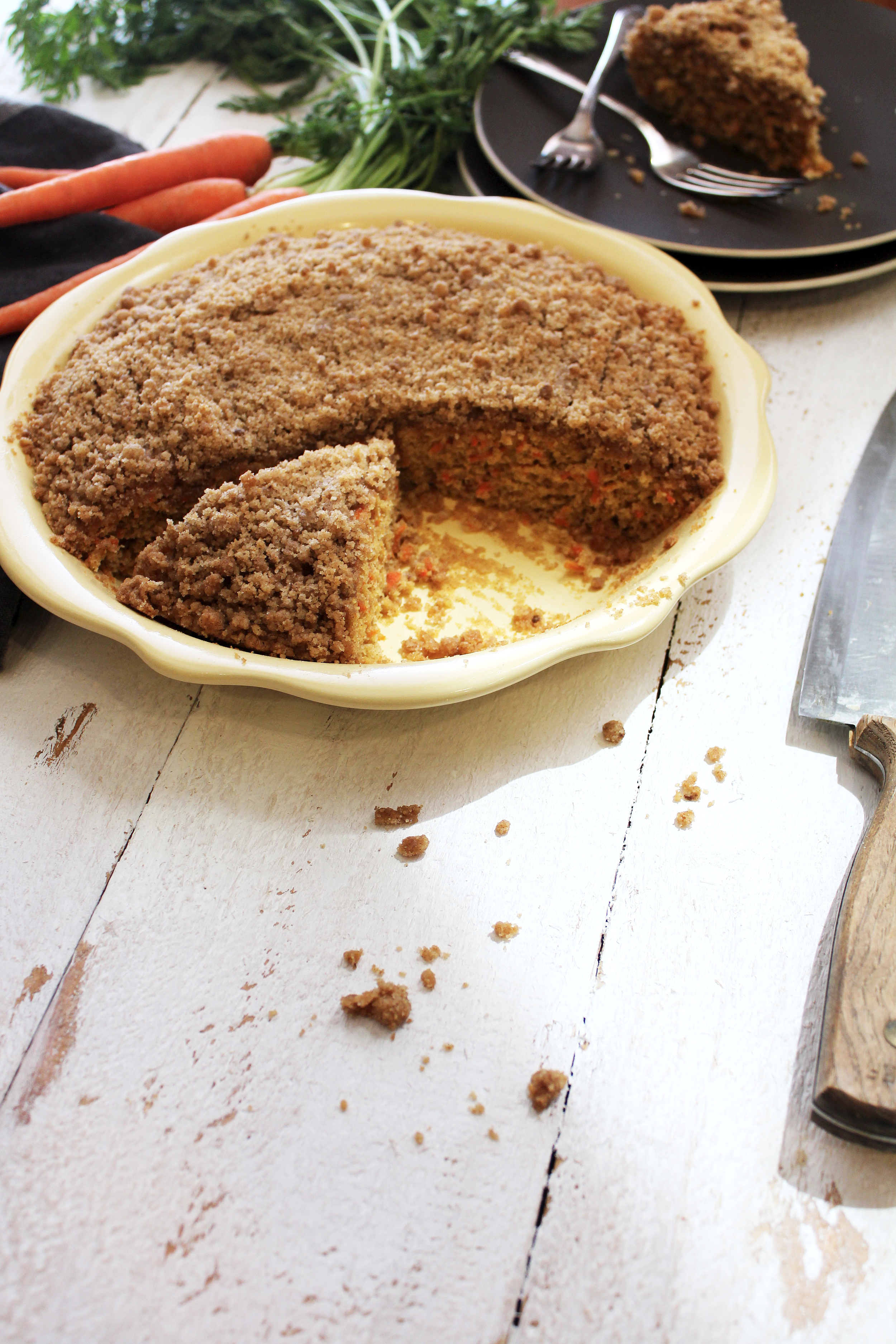 carrot crumb cake