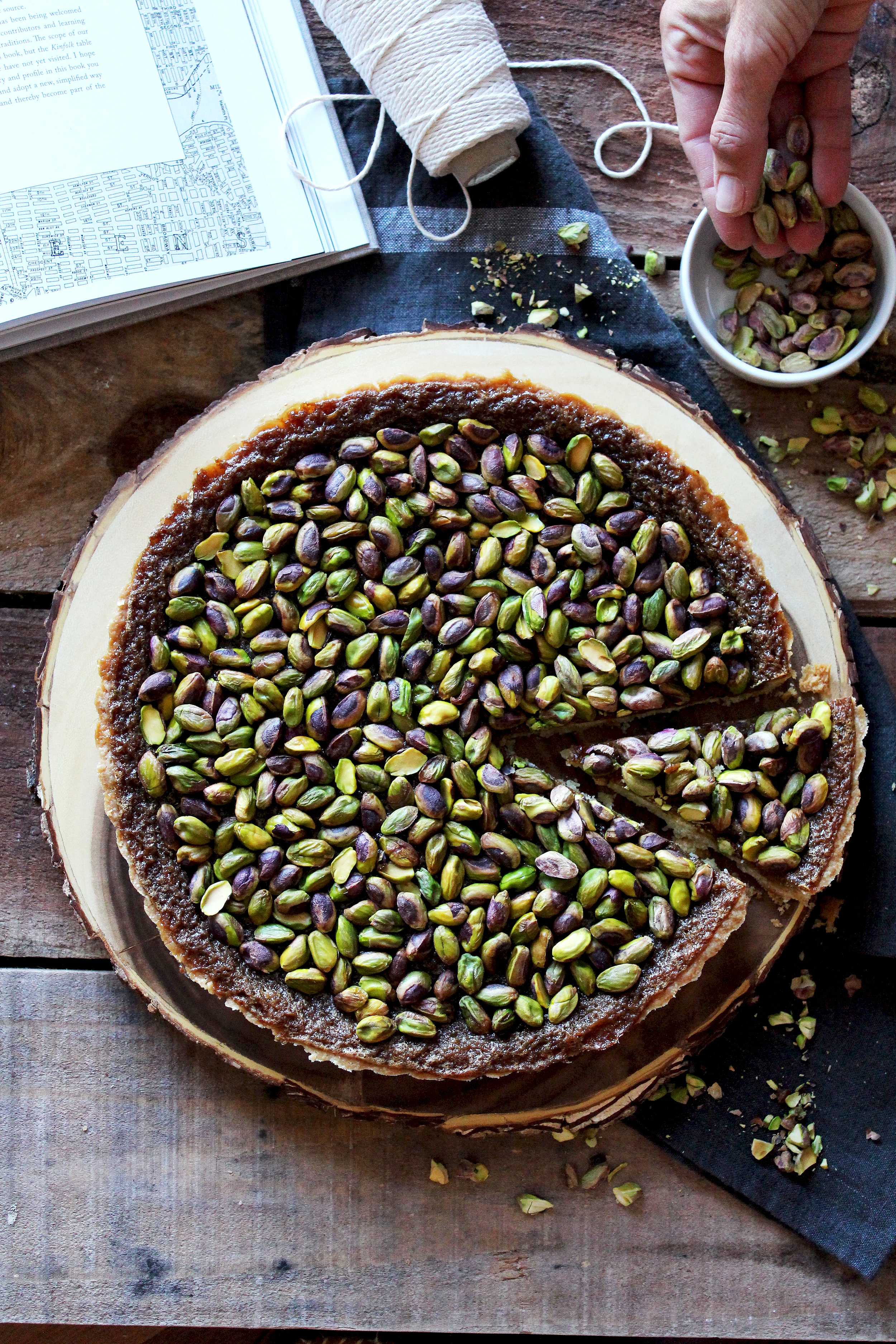pistachio tart