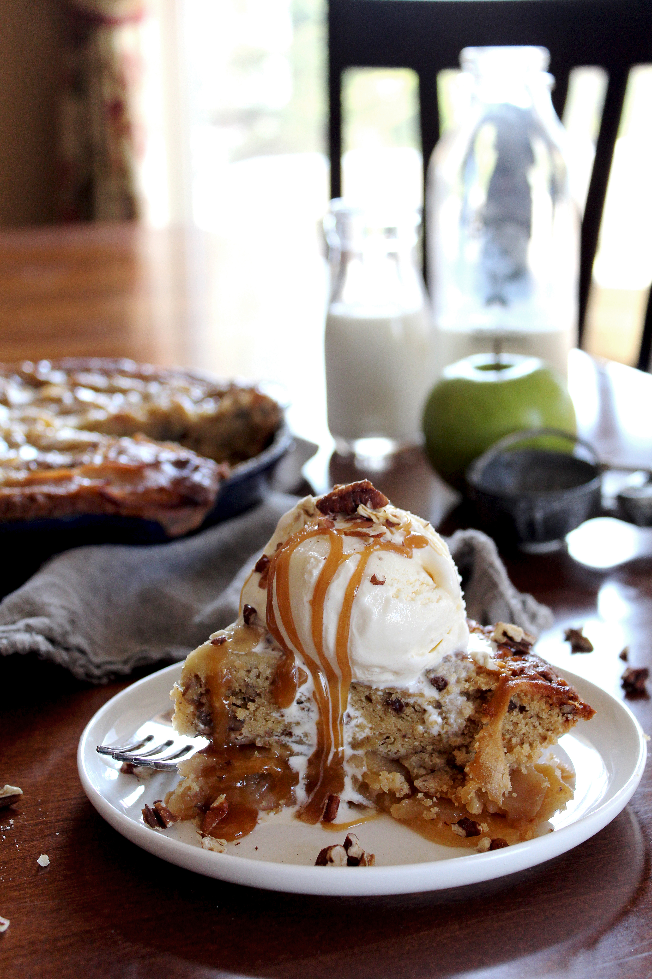 skillet apple crisp