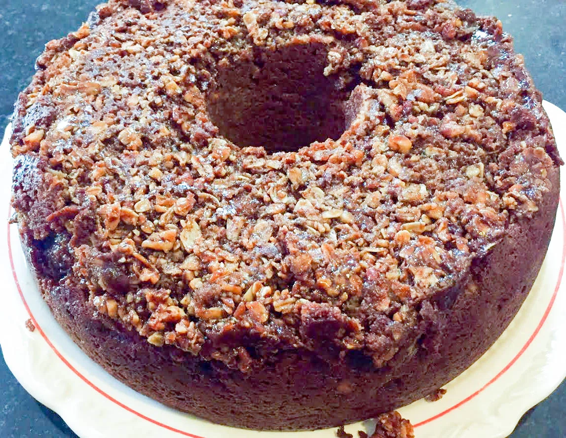 Apple Cinnamon Coffee Cake made with Epicurean Cinnamon & Brown Sugar butter