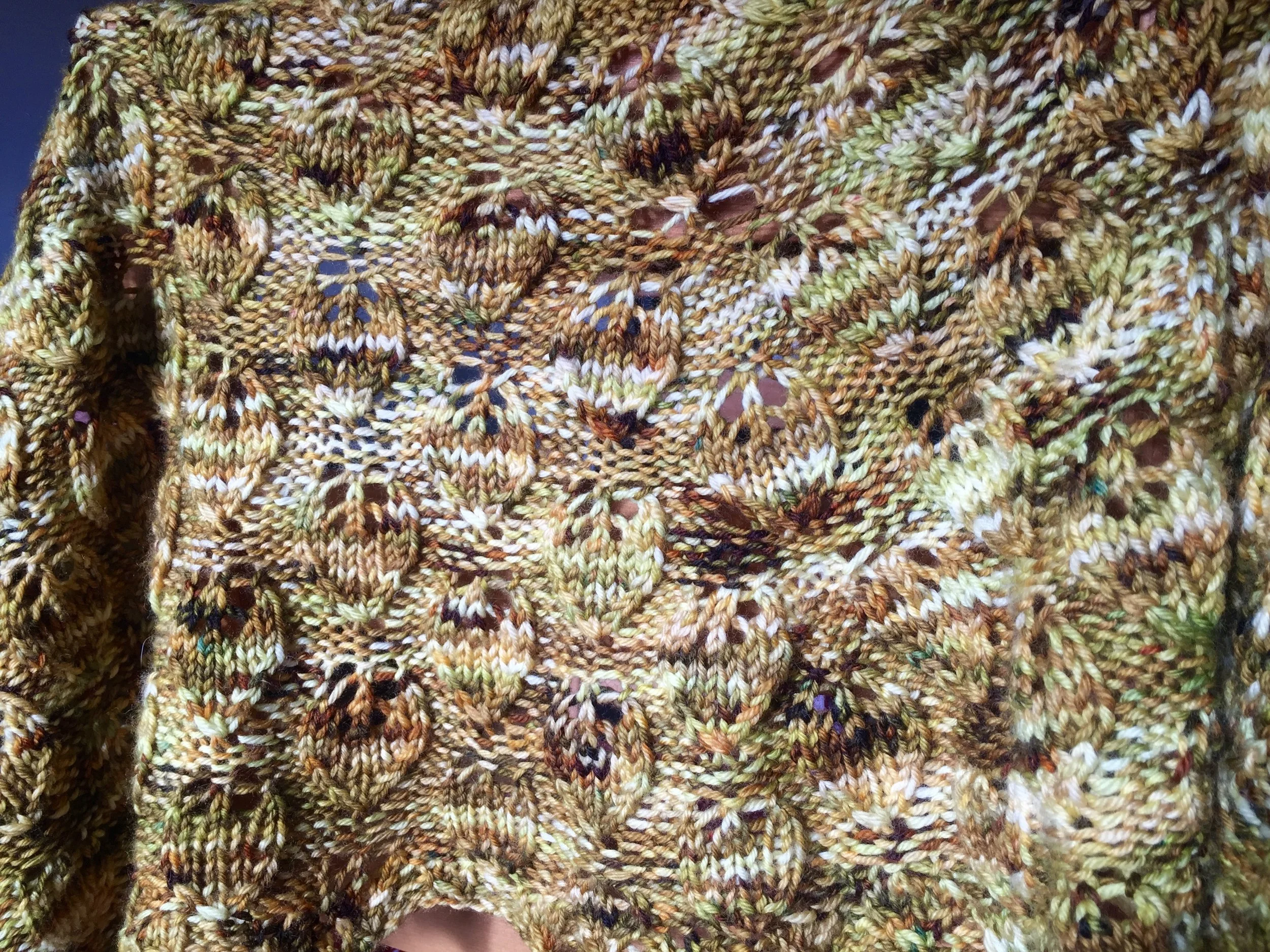 Green Tea Shawl Pattern in Miss Babs YOWZA