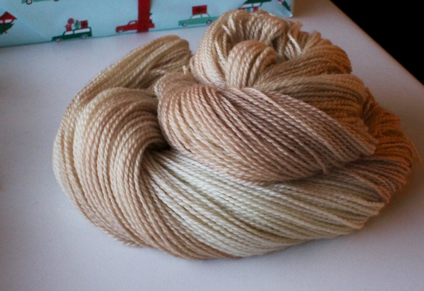 meadow's Onion skin dyed wool!
