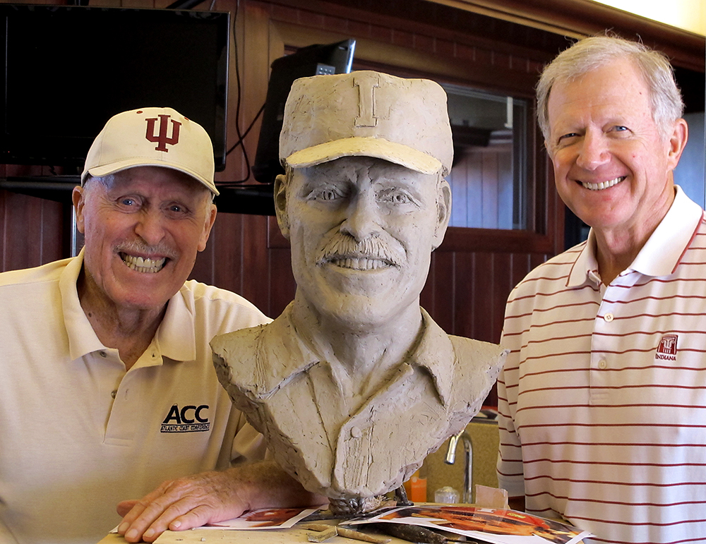   Hobie Billingsley with Curt Simic, President Emeritus of the Indiana University Foundation  