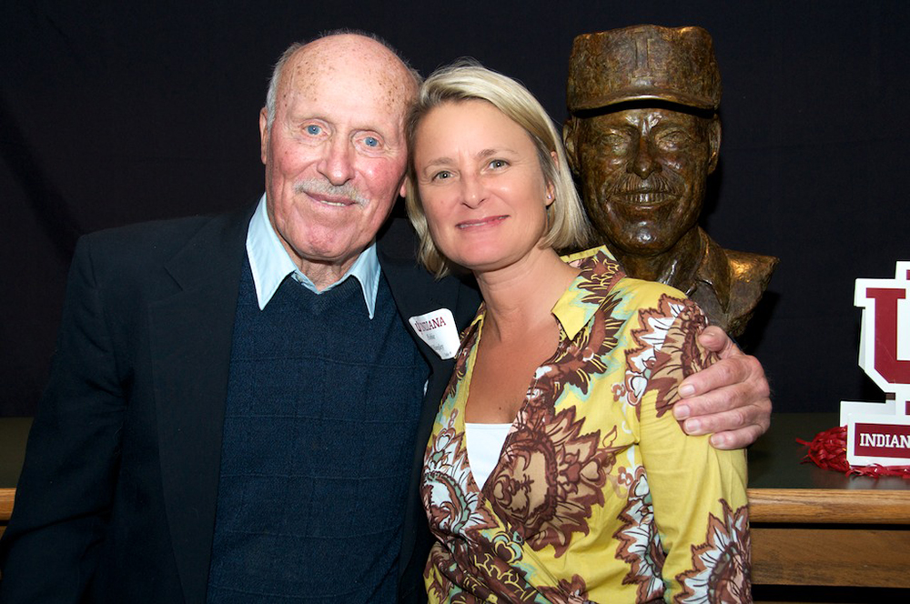 Hobie and Amy McGrath Watson, a 1980 Olympian on the Women's Swimming and Diving team.