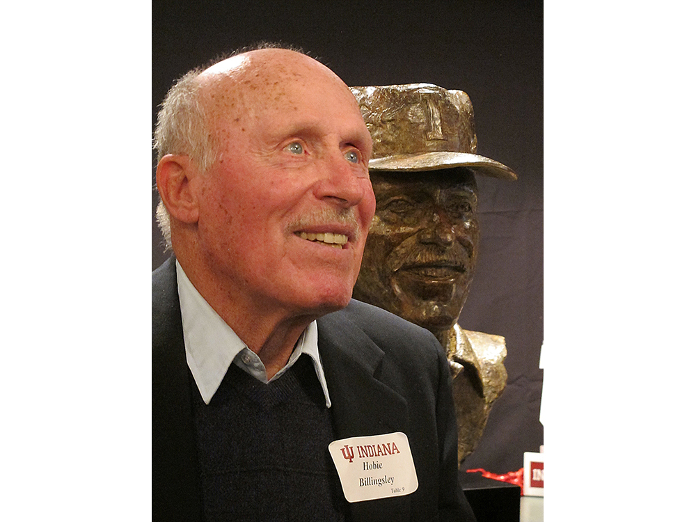   Hobie Billingsley with Bronze Bust  