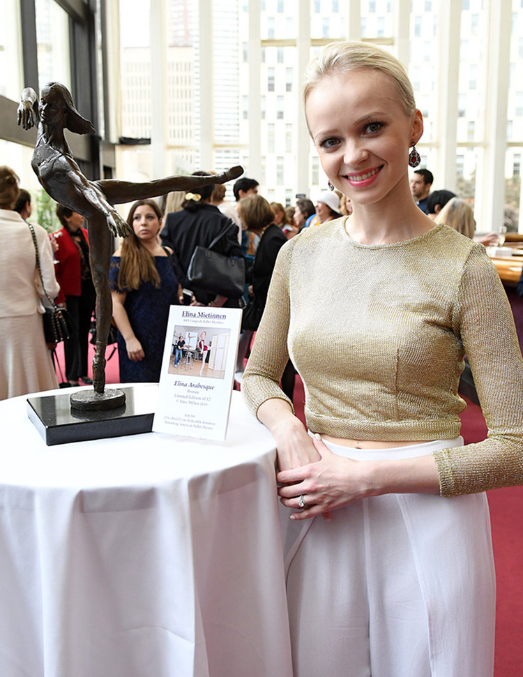   The ABT 2016 Golden Circle Luncheon -Elina Arabesque   Photo © Johanna Weber  