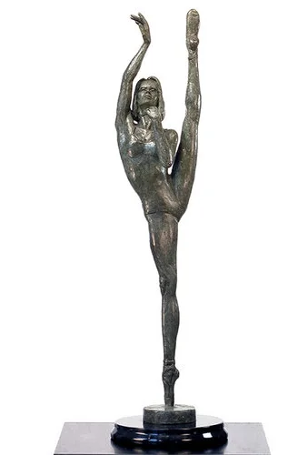 Cassandra Trenary, Battement a la Seconde ABT Soloist Cassandra Trenary Battement a la Seconde, Bronze Limited edition of 12