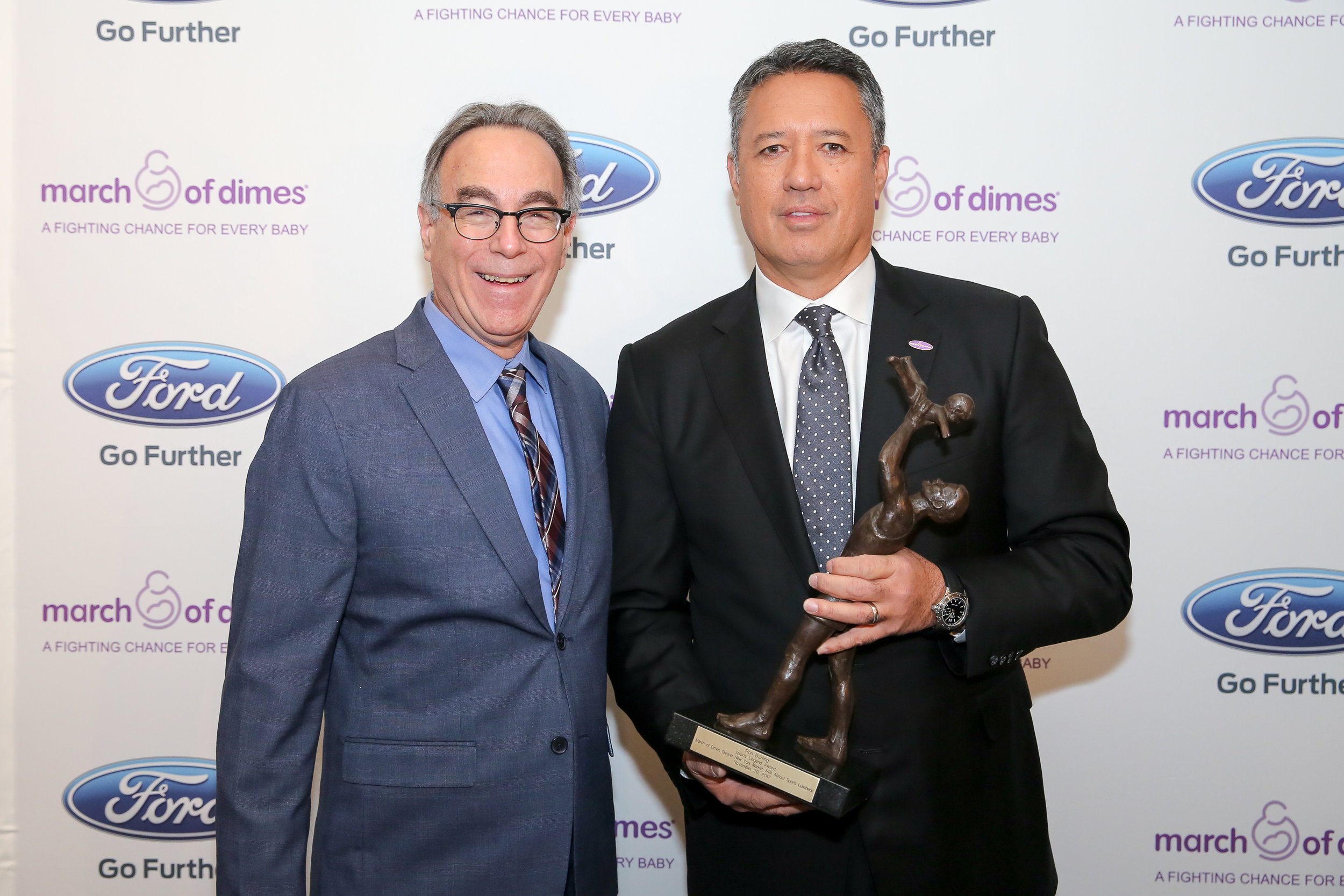  Mellon with honoree Ron Darling, sports broadcaster and former NY Mets star pitcher. Photos © Hechler Photography 