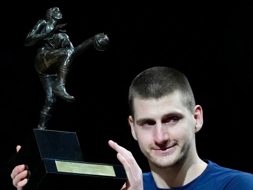 Congratulations to Nikola Jokic on winning the NBA MVP Trophy
