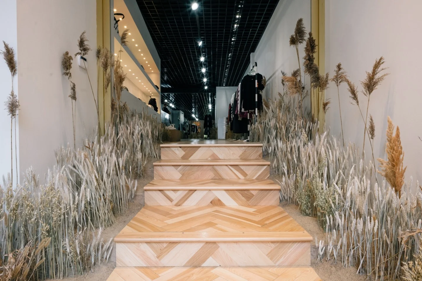 OFF-WHITE install for Virgil Abloh