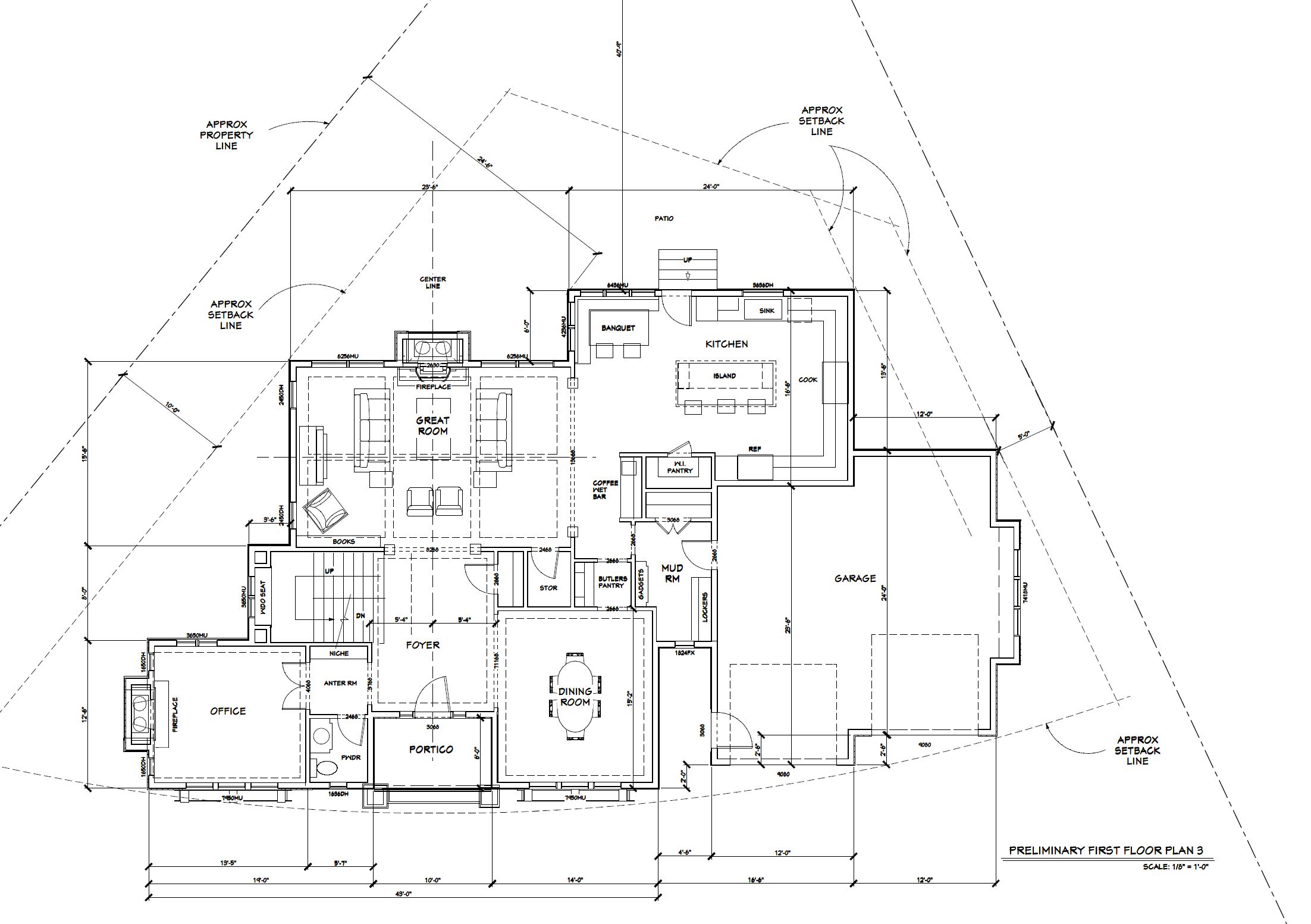 Edina New Build | 1st Floor Plan