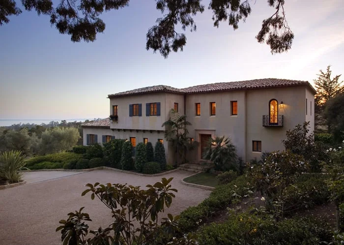 Montecito Mediterranean Montecito, California Views over Montecito to the ocean. Offered at $7,200,000 SOLD