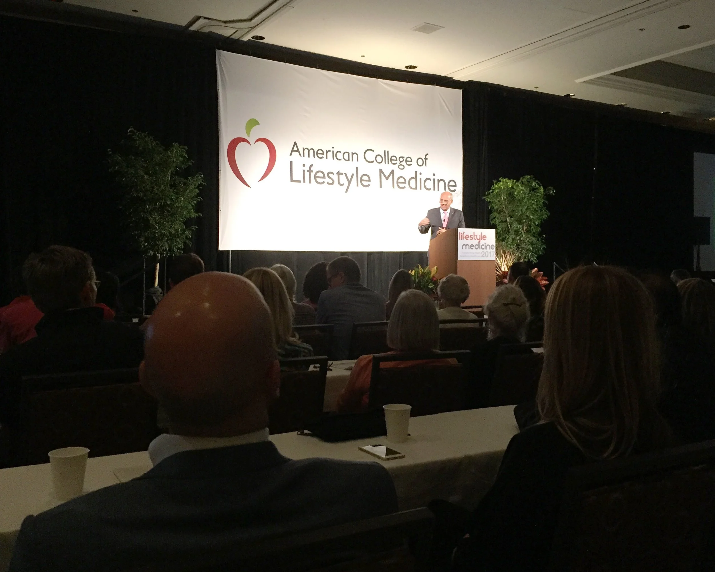 Former US Surgeon General Dr. Richard Carmona giving his keynote speech, "Lifestyle: The Vaccine and Treatment for an Unhealthy World"