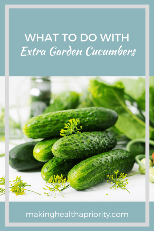 Have Too Many Cucumbers? Here's What To Do With Extra Cucumbers!