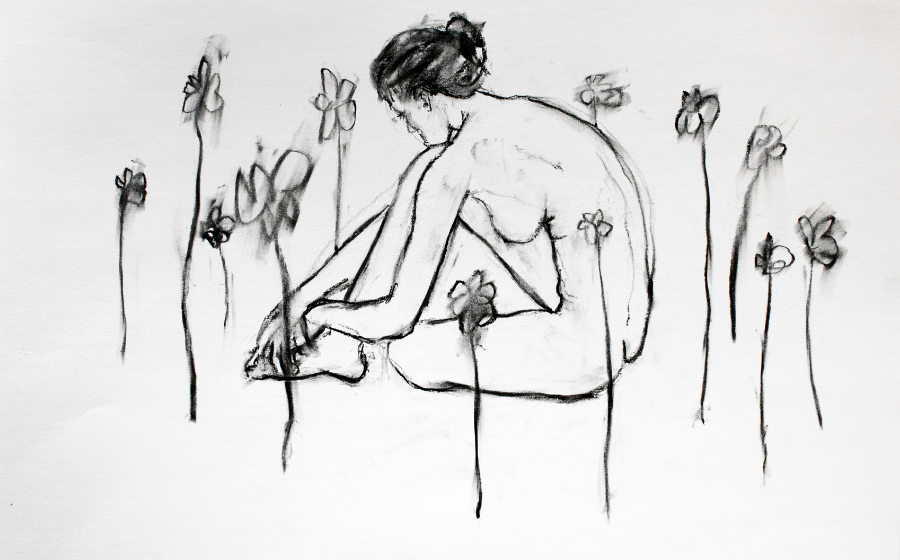 Sarah Bowling, Figure study 5-19, 2019